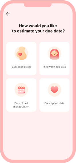 momly onboarding screen